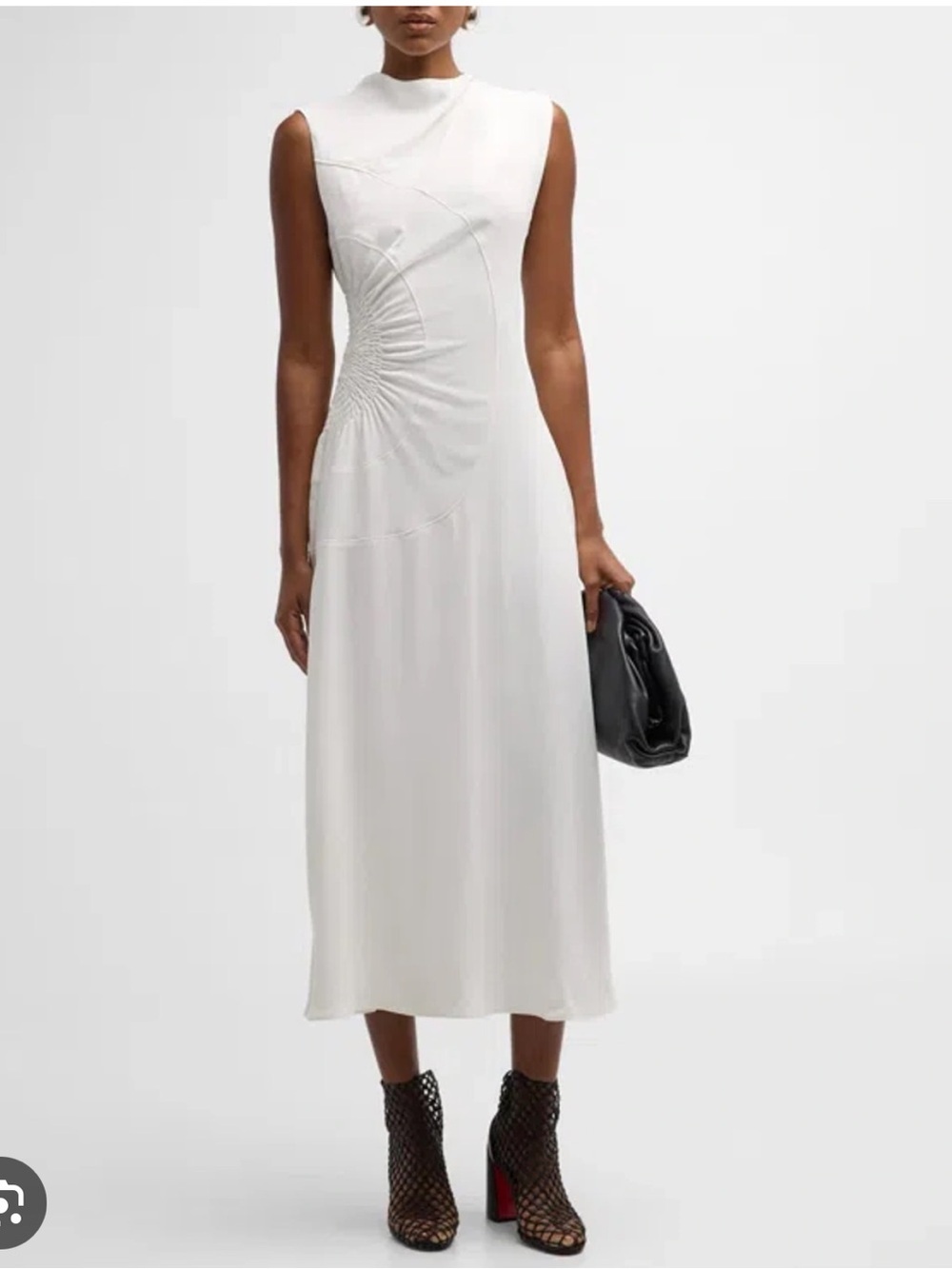 A.L.C. Kaia White Midi Dress